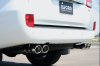 Elford Stainless Steel L.C. 200 Dual Exhaust w/ Four Outlet Tips