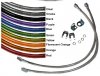 80 Series Stainless 4500 psi Extended Brake Line Kit FZJ80 LX450