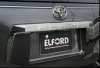 ELford GX570 Carbon Fiber License Plate Trim Prado 150